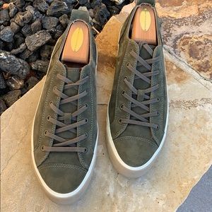 Aldo olive suede sneakers